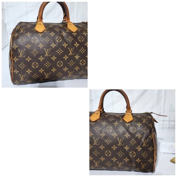 Authentic Louis Vuitton Monogram Speedy 30 Bag Brown - Picture 7 of 16